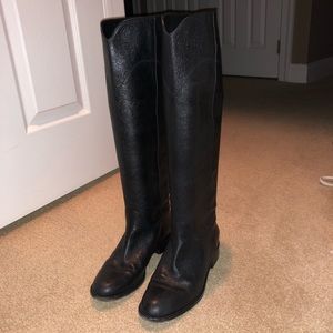 Chanel Tall Leather Boots